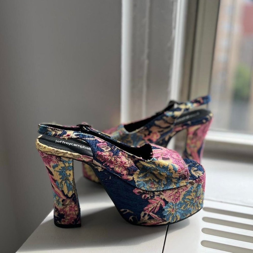 Jeffrey Campbell thick platform heels